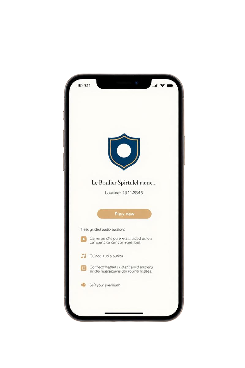 Aperçu du module Le Bouclier Spirituel sur iPhone